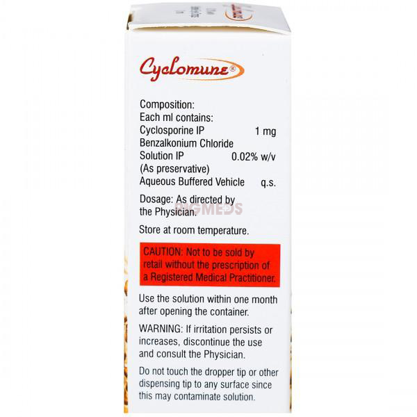 Cyclomune 0.1% Eye Drop