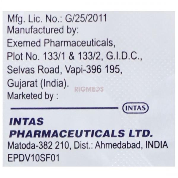 Daparyl V 10Mg/100Mg Tablet