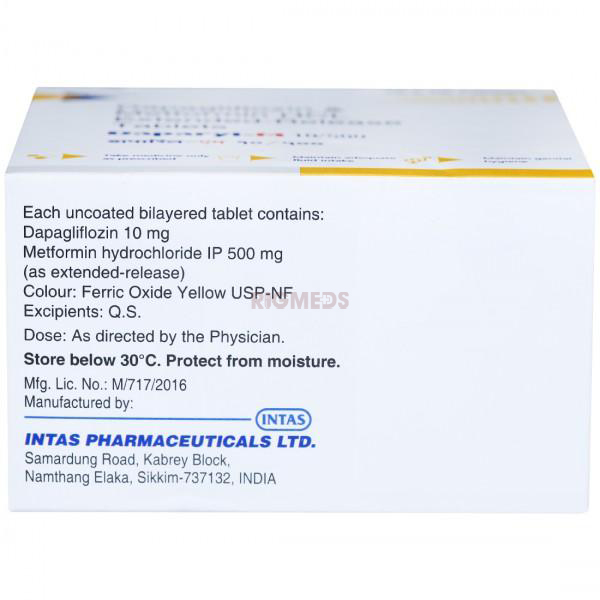 Daparyl M 10/500 Tablet ER