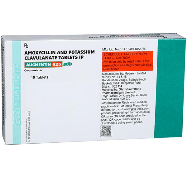 Augmentin 625 Duo Tablet