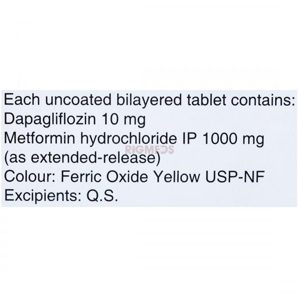 Daparyl M 10Mg/1000Mg Tablet ER