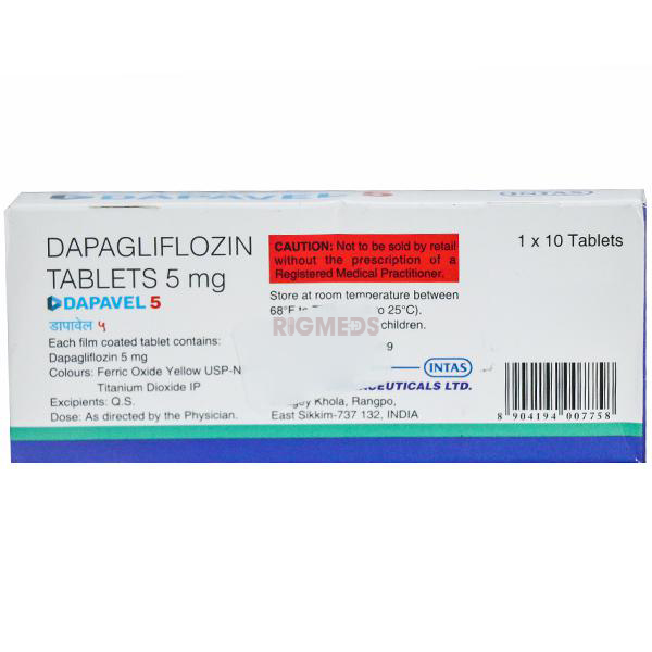 Dapavel 5Mg Tablet