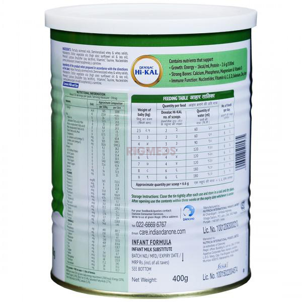 Dexolac Hi-Kal Powder (400Gm)