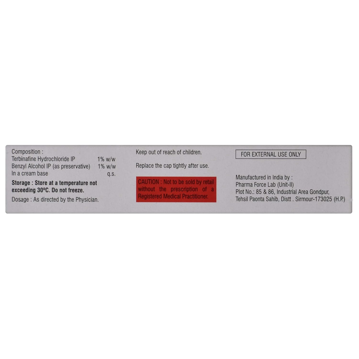 Terbinaforce Cream (10 Gm)