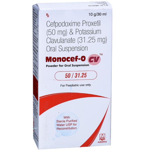 Monocef O CV 50/31.25 Dry Syrup