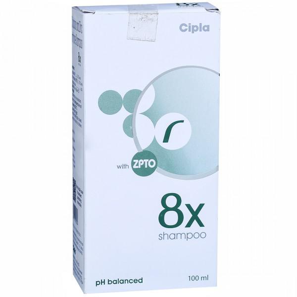 8X With Zpto Shampoo (100 ml)