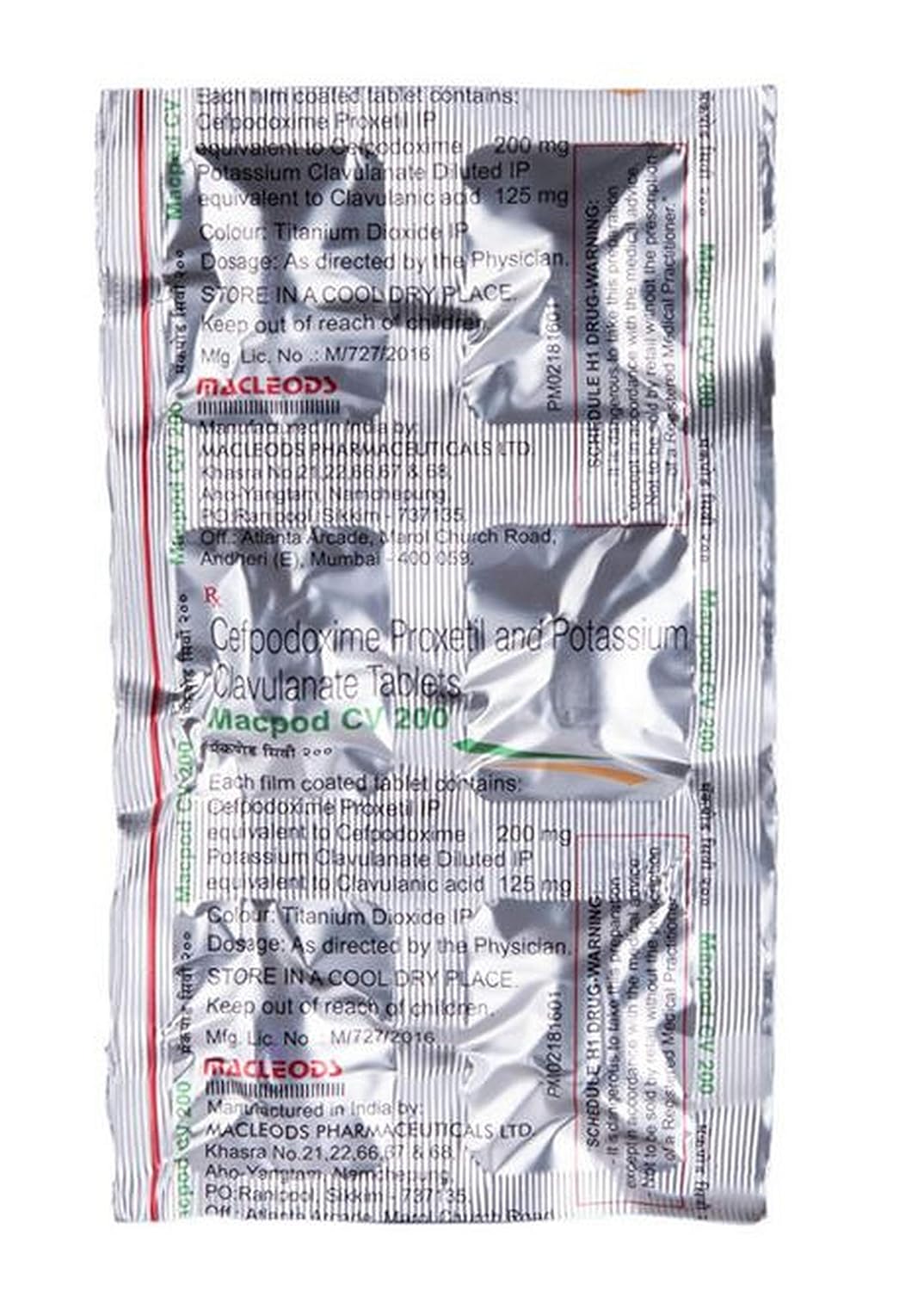 Macpod CV 200 Tablet