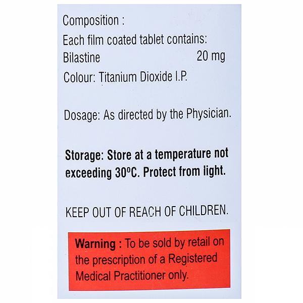 Bilahasta 20Mg Tablet