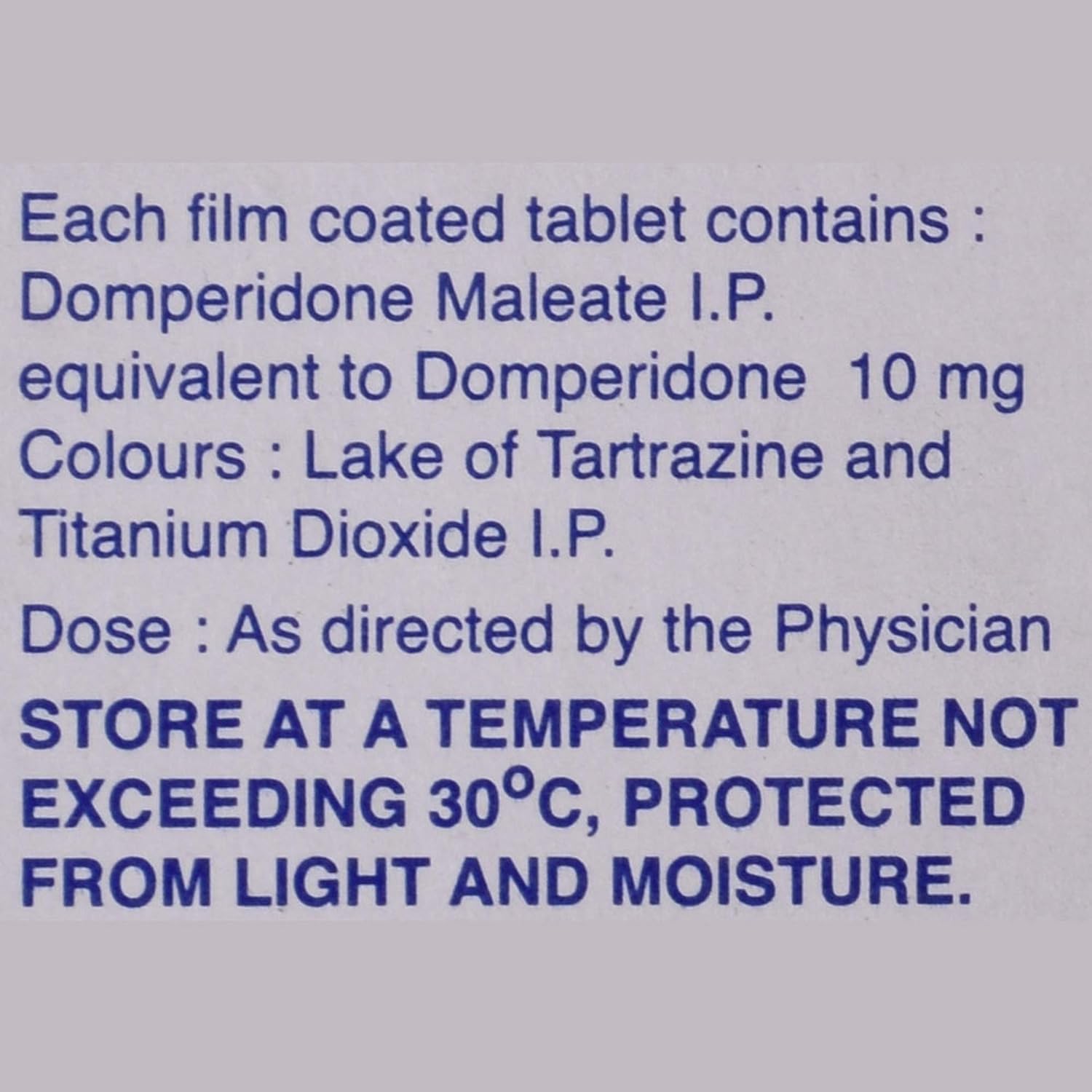 Domstal 10Mg Tablet