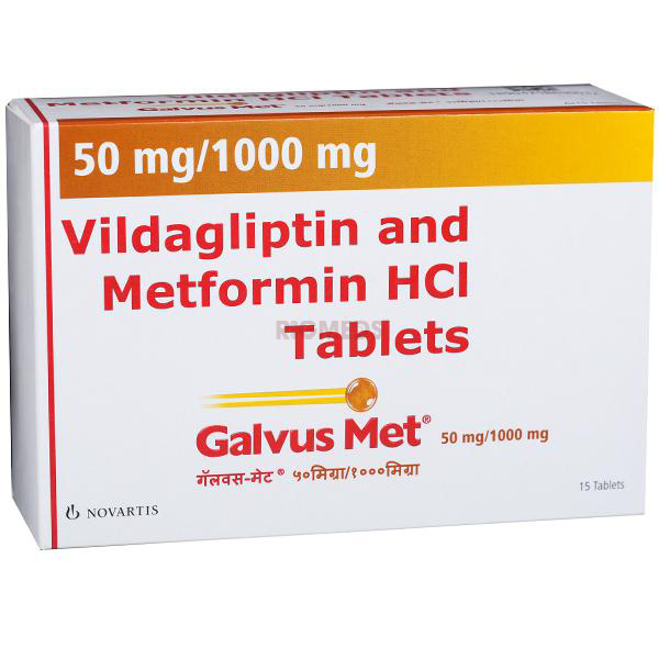 Galvus Met 50Mg/1000Mg Tablet
