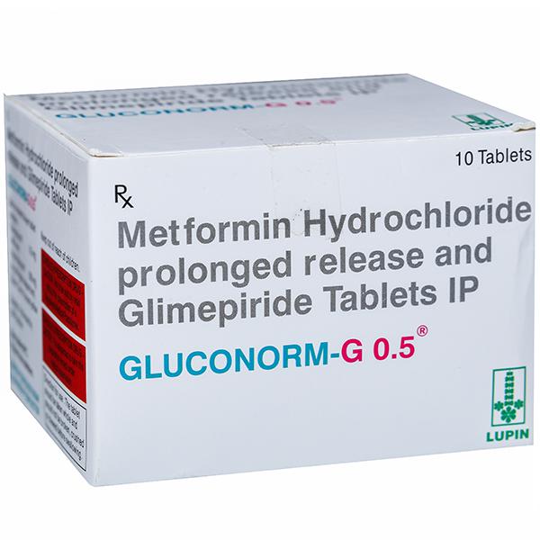 Gluconorm G 0.5mg/500mg Tablet PR