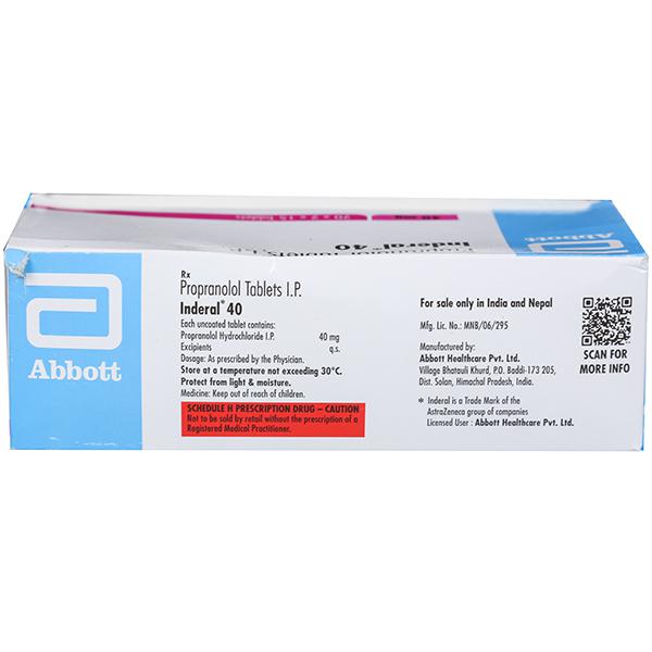 Inderal 40 Tablet