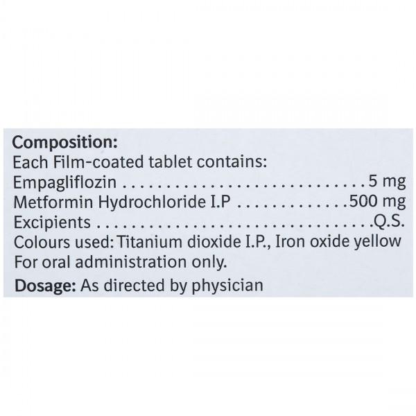 Jardiance Met 5mg/500mg Tablet