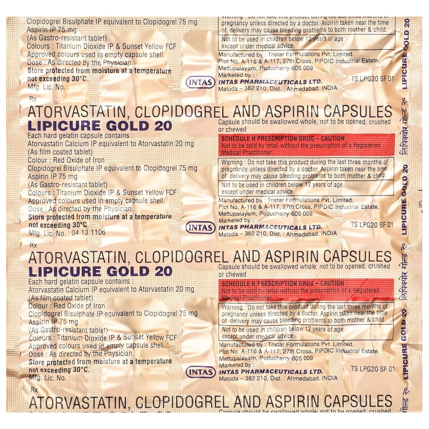 Lipicure Gold 20 Capsule