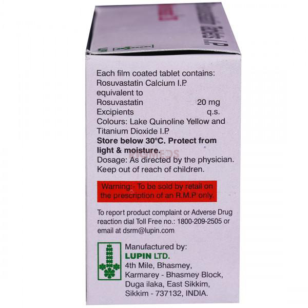 Novastat 20 Tablet