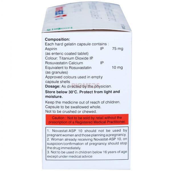 Novastat Asp 10Mg/75mg Capsule
