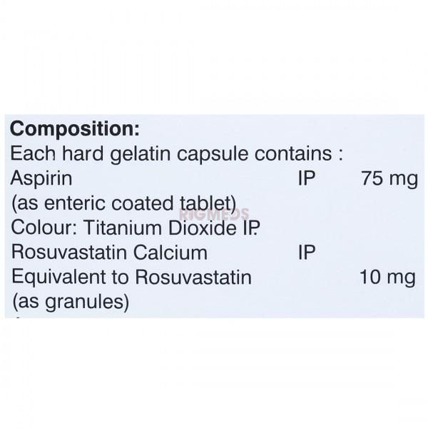 Novastat Asp 10Mg/75mg Capsule