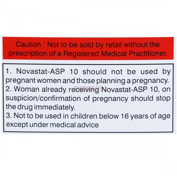 Novastat Asp 10Mg/75mg Capsule