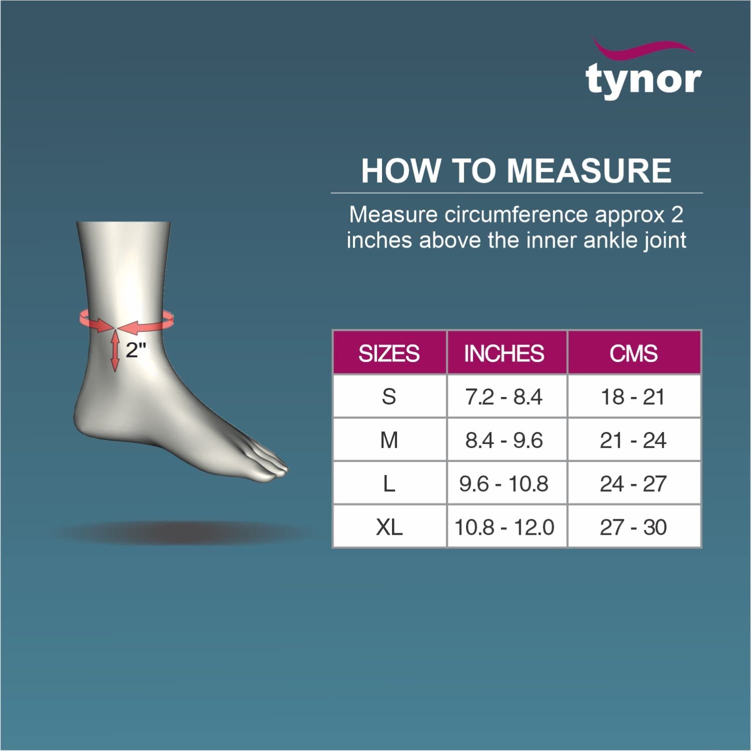Tynor Ankle Binder Medium