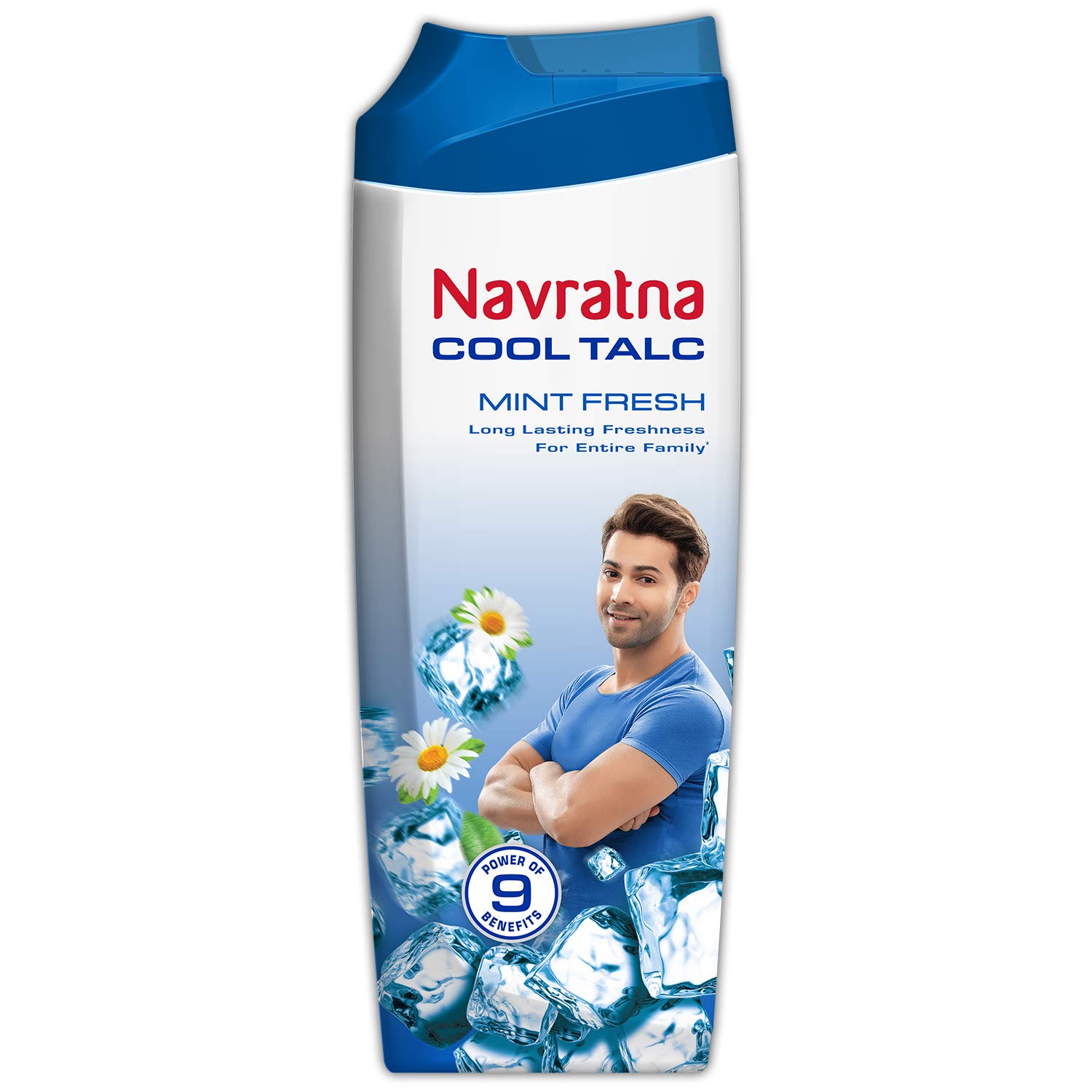 Navratna Cool Mint Fresh Talcum Powder